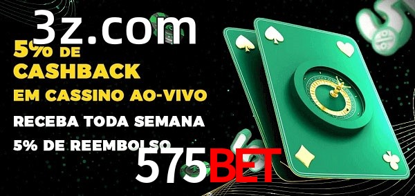 Promoções do cassino ao Vivo 575BET